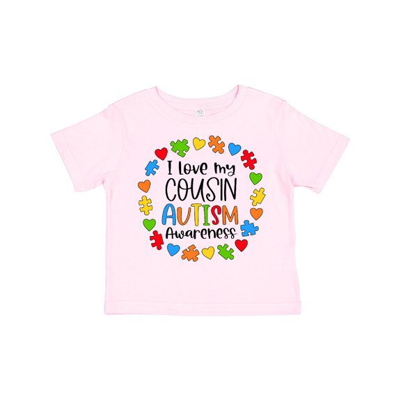 Inktastic I Love My Cousin Autism Awareness Boys or Girls Toddler T-Shirt