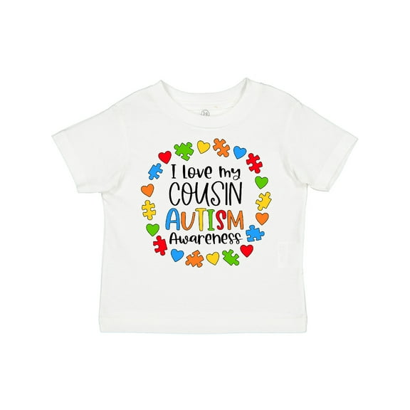 Inktastic I Love My Cousin Autism Awareness Boys or Girls Toddler T-Shirt