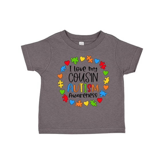 Inktastic I Love My Cousin Autism Awareness Boys or Girls Toddler T-Shirt