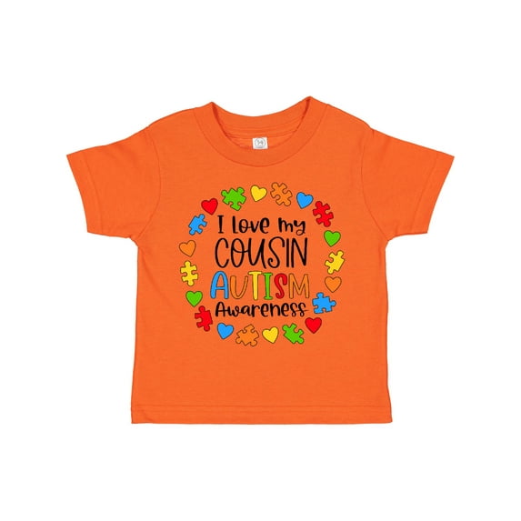 Inktastic I Love My Cousin Autism Awareness Boys or Girls Toddler T-Shirt