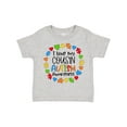 thumbnail image 1 of Inktastic I Love My Cousin Autism Awareness Boys or Girls Toddler T-Shirt, 1 of 5