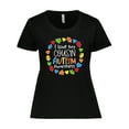 thumbnail image 1 of Inktastic I Love My Cousin Autism Awareness Women's Plus Size T-Shirt, 1 of 5