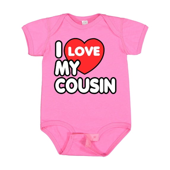 Inktastic I Love My Cousin Boys or Girls Baby Bodysuit