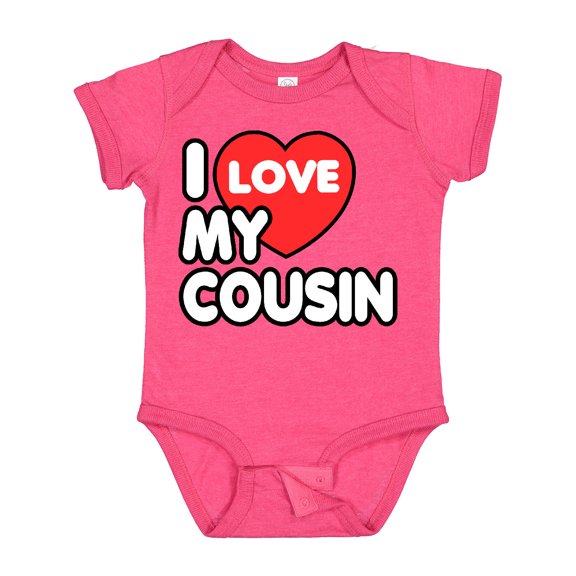 Inktastic I Love My Cousin Boys or Girls Baby Bodysuit
