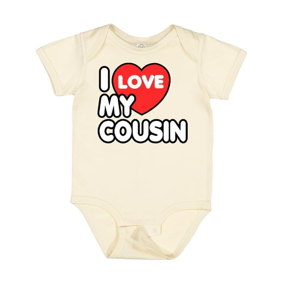 Inktastic I Love My Cousin Boys or Girls Baby Bodysuit