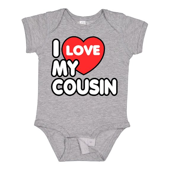 Inktastic I Love My Cousin Boys or Girls Baby Bodysuit