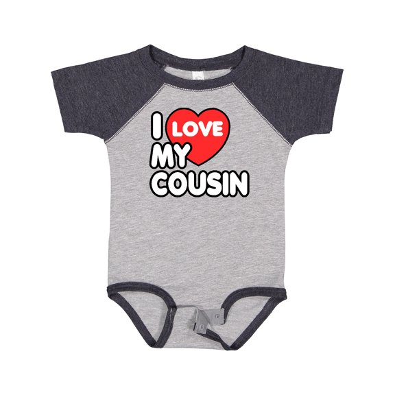 Inktastic I Love My Cousin Boys or Girls Baby Bodysuit