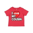thumbnail image 1 of Inktastic I Love My Cousin Boys or Girls Toddler T-Shirt, 1 of 5