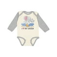 thumbnail image 1 of Inktastic I Love My Cousin Cute Elephants with Moon and Stars Boys or Girls Long Sleeve Baby Bodysuit, 1 of 5