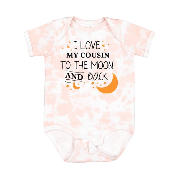 Inktastic I Love My Cousin to the Moon and Back Boys or Girls Baby Bodysuit