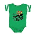 thumbnail image 1 of Inktastic I Love My Cousin with Autism Boys or Girls Baby Bodysuit, 1 of 5