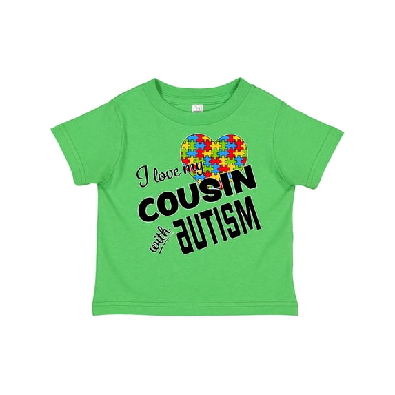Inktastic I Love My Cousin with Autism Boys or Girls Toddler T-Shirt