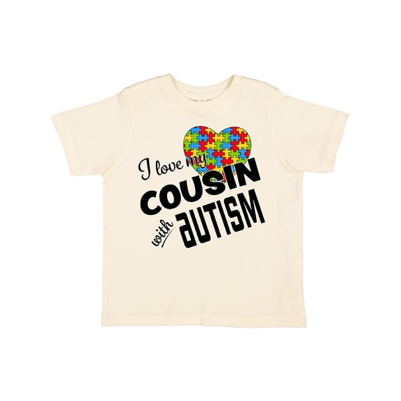 Inktastic I Love My Cousin with Autism Boys or Girls Toddler T-Shirt