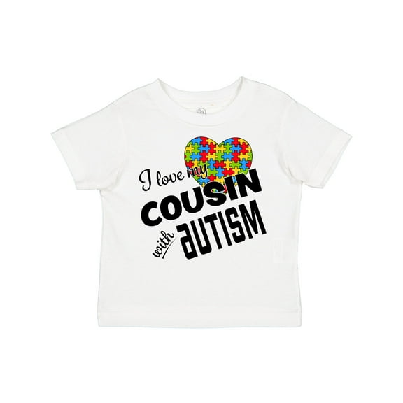 Inktastic I Love My Cousin with Autism Boys or Girls Toddler T-Shirt