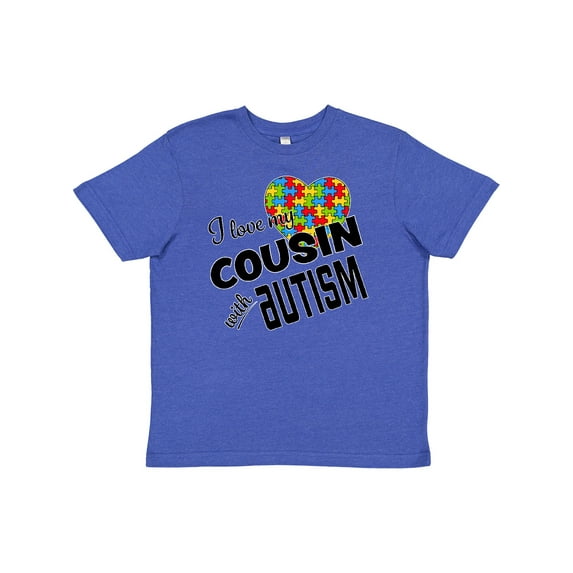 Inktastic I Love My Cousin with Autism Youth T-Shirt