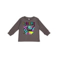 thumbnail image 1 of Inktastic I Love My Dad- 80s Retro Style Boys or Girls Long Sleeve Toddler T-Shirt, 1 of 5