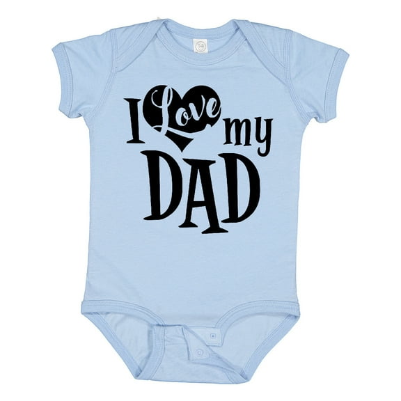 Inktastic I Love My Dad Boys or Girls Baby Bodysuit
