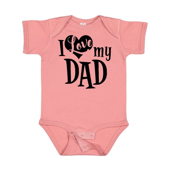 Inktastic I Love My Dad Boys or Girls Baby Bodysuit