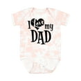 thumbnail image 1 of Inktastic I Love My Dad Boys or Girls Baby Bodysuit, 1 of 5