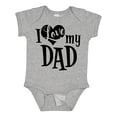 thumbnail image 1 of Inktastic I Love My Dad Boys or Girls Baby Bodysuit, 1 of 5