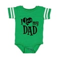 thumbnail image 1 of Inktastic I Love My Dad Boys or Girls Baby Bodysuit, 1 of 5