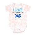 thumbnail image 1 of Inktastic I Love My Dad Fathers Day Boys or Girls Baby Bodysuit, 1 of 5