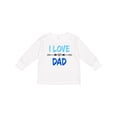 thumbnail image 1 of Inktastic I Love My Dad Fathers Day Boys or Girls Long Sleeve Toddler T-Shirt, 1 of 5