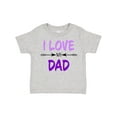 thumbnail image 1 of Inktastic I Love My Dad Fathers Day Boys or Girls Toddler T-Shirt, 1 of 5