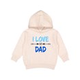 thumbnail image 1 of Inktastic I Love My Dad Fathers Day Toddler Hoodie, 1 of 4