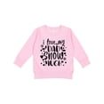 thumbnail image 1 of Inktastic I Love My Dad Snow Much Toddler Sweatshirt, 1 of 4