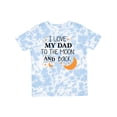 thumbnail image 1 of Inktastic I Love My Dad to the Moon and Back Boys or Girls Toddler T-Shirt, 1 of 5