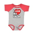 thumbnail image 1 of Inktastic I Love My Dada Boys or Girls Baby Bodysuit, 1 of 5