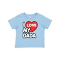 thumbnail image 1 of Inktastic I Love My Dada Boys or Girls Baby T-Shirt, 1 of 5