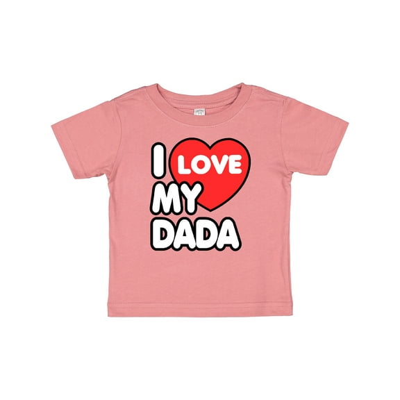 Inktastic I Love My Dada Boys or Girls Baby T-Shirt
