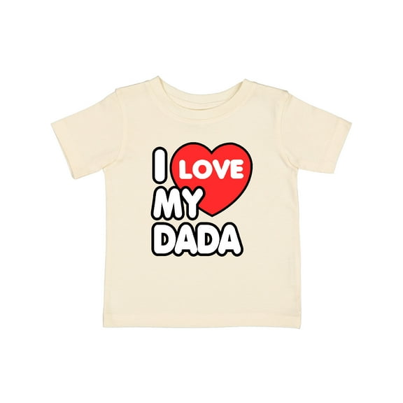 Inktastic I Love My Dada Boys or Girls Baby T-Shirt