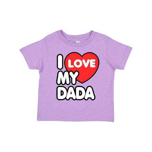 Inktastic I Love My Dada Boys or Girls Toddler T-Shirt
