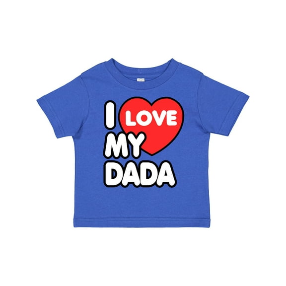 Inktastic I Love My Dada Boys or Girls Toddler T-Shirt