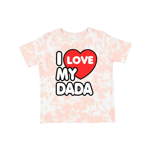 Inktastic I Love My Dada Boys or Girls Toddler T-Shirt