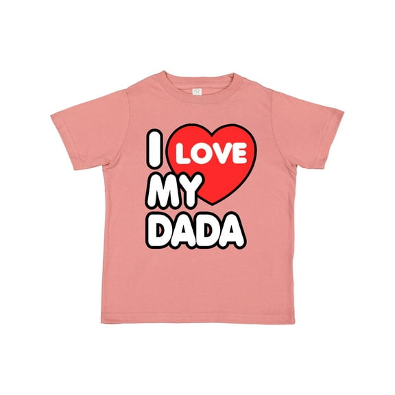 Inktastic I Love My Dada Boys or Girls Toddler T-Shirt