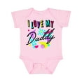 thumbnail image 1 of Inktastic I Love My Daddy 80s Retro Style Boys or Girls Baby Bodysuit, 1 of 5
