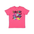 thumbnail image 1 of Inktastic I Love My Daddy- 80s Retro Style Youth T-Shirt, 1 of 5
