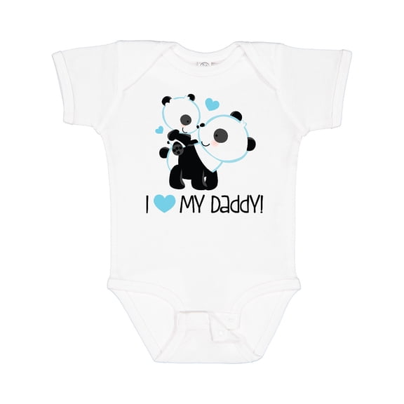 Inktastic I Love My Daddy Boy Bear Boys Baby Bodysuit