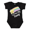 thumbnail image 1 of Inktastic I Love My Daddy Boys Girls Star Rainbow Boys or Girls Baby Bodysuit, 1 of 5