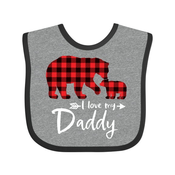 Inktastic I Love My Daddy Boys or Girls Baby Bib