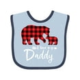 thumbnail image 1 of Inktastic I Love My Daddy Boys or Girls Baby Bib, 1 of 4
