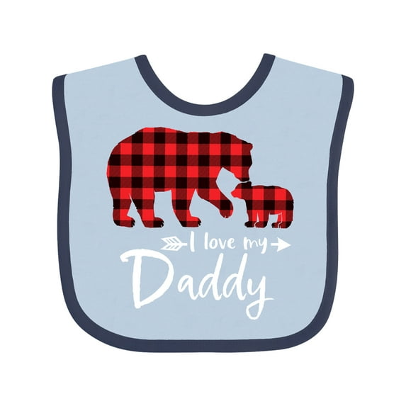 Inktastic I Love My Daddy Boys or Girls Baby Bib