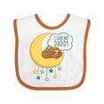 thumbnail image 1 of Inktastic I Love My Daddy Boys or Girls Baby Bib, 1 of 4