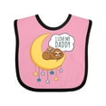 thumbnail image 1 of Inktastic I Love My Daddy Boys or Girls Baby Bib, 1 of 4