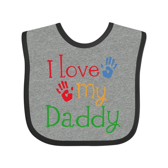 Inktastic I Love My Daddy Boys or Girls Baby Bib