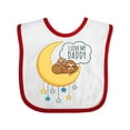 thumbnail image 1 of Inktastic I Love My Daddy Boys or Girls Baby Bib, 1 of 4